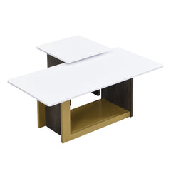 Small Square Coffee Table With End Table (Set of 2)
