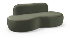 Swerve - Velvet 77" Upholstered Loveseat