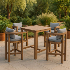 Newport - Water Resistant Fabric Upholstered Outdoor Patio Bar Stool