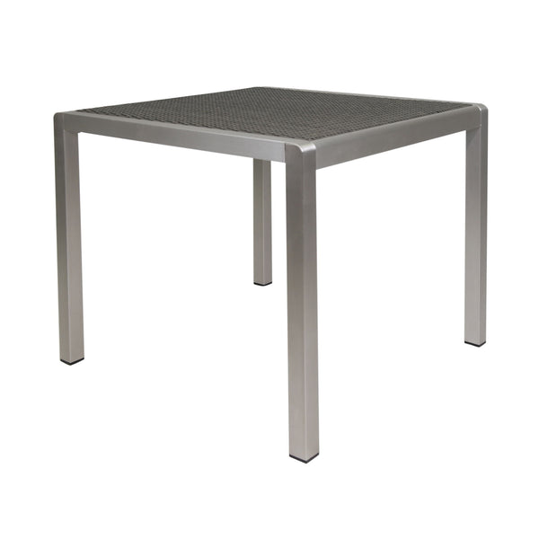 Outdoor Square Dining Table With Aluminum Frame