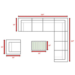 Sectional, Stylish Entertainment, Outdoor Living