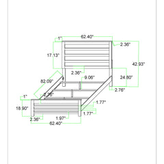 Kicks - 5 Pieces Bedroom Set