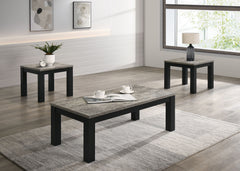 Theo - 3 Piece Cocktail Set - Concrete / Black