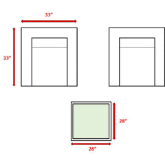 2 Person Seating Set With Cushions