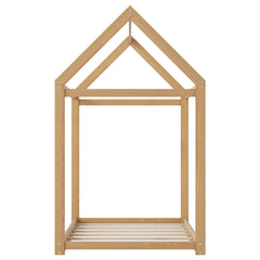 Wooden House Shaped Bed