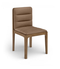 Ellis - Vegan Leather Upholstered Dining Chair (Set of 2) - Brown Base