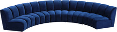 Infinity - 5 Piece Velvet Modular Sectional