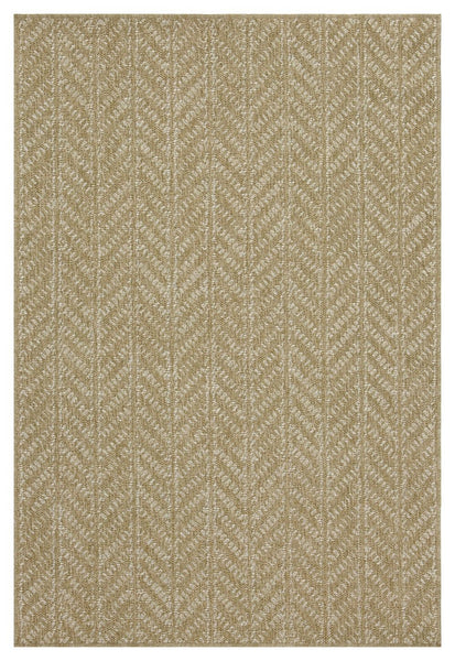 Earth - 5'3" X 7'3" Indoor, Outdoor Area Rug - Natural / White