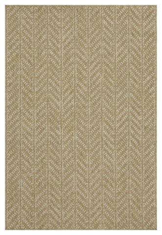 Earth - 5'3" X 7'3" Indoor, Outdoor Area Rug - Natural / White
