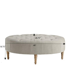 Fancy Style Design Upholstery Solid Wood - Linen