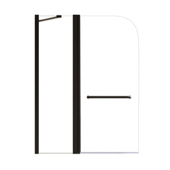Shower Doors For Bathtub With Tempered Glass