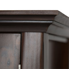 Acadian - Low Storage Cabinet - Brunette Brown
