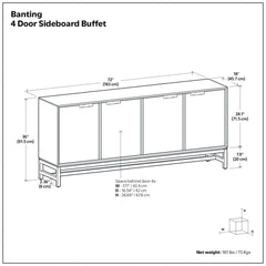 Banting - Door Sideboard Buffet