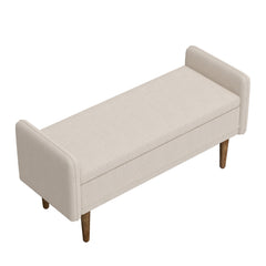 Teddy Velvet Storage Stool With Storage Space For Apartments