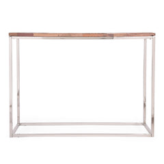 Console Table - Brown / Silver