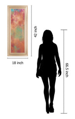 Vapor Il. A By Jason Johnson - Framed Print Wall Art - Red