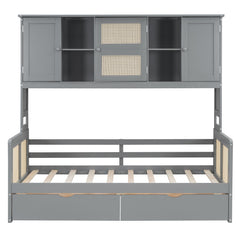Daybed And All In One Cabinet And Shelf