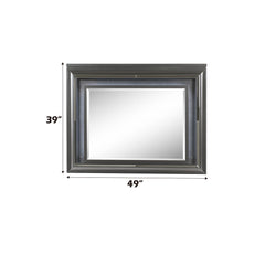 Sawyer - Mirror With LED - Metallic Gray