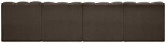 Arc - Boucle Fabric 4 Seats Modular Sofa