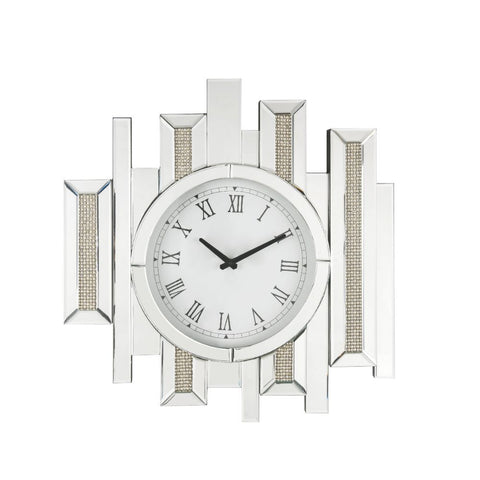 Ornat - 22" Wall Clock - Faux Square Diamonds