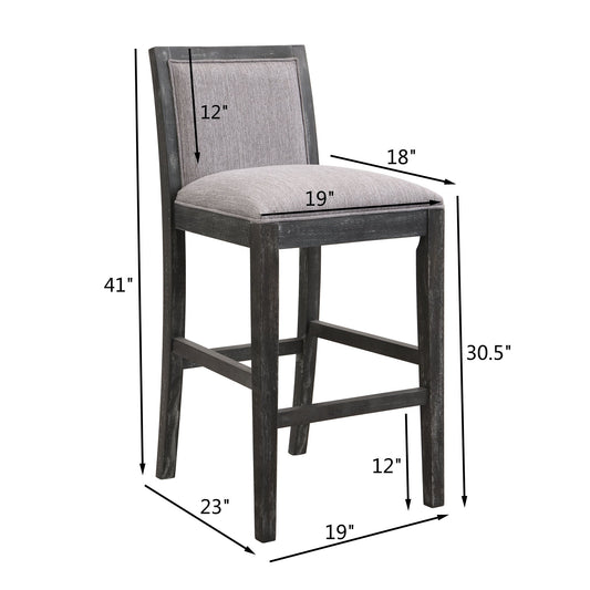 Upholstered Barstools (Set of 2)