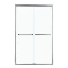 Modern Double Sliding Shower Enclosure, Tempered Glass