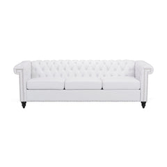 Chesterfield Style 3 Seater Sofa With Deep Button Tufting