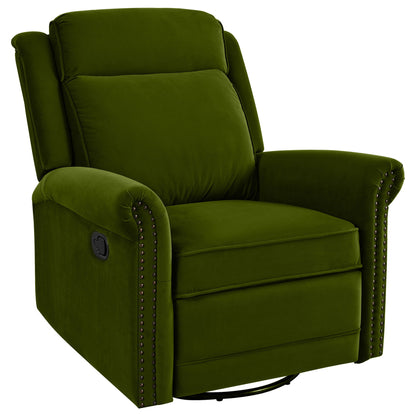 360 Degrees Swivel Recliner Manual Rocking Recliner Home With Adjustable Backrest