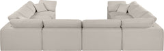 Comfy - 8 Piece Linen Modular Sectional