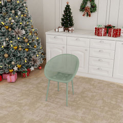 2 Piece Durable Single Chair With Mesh Hollow Out Design