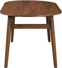 Leesa - Solid Wood And Walnut Veneer Dining Table