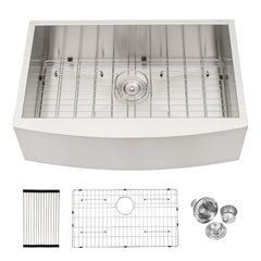 Farmhouse Kitchen Sink Stainless Steel Apron Front