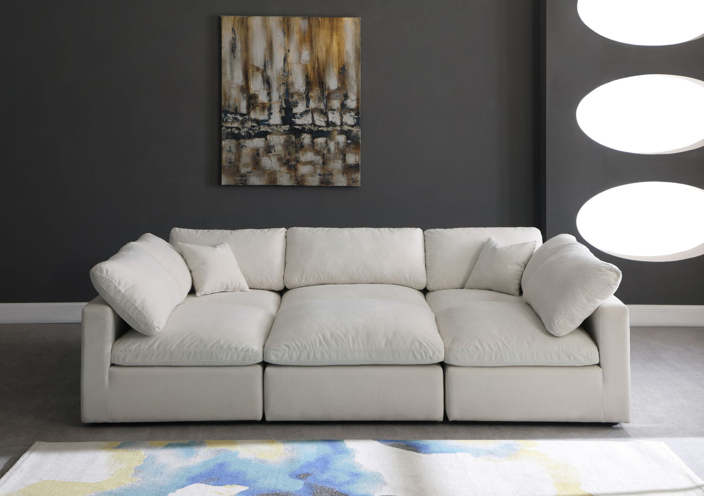 Plush - 6 Piece Modular Sectional