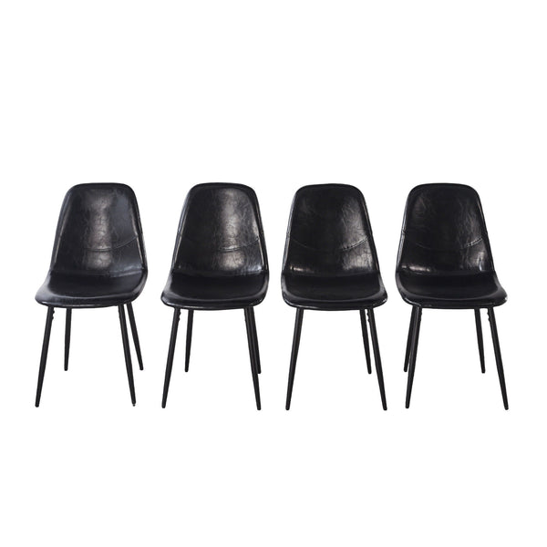 Dining Chairs (Set of 4) - Black