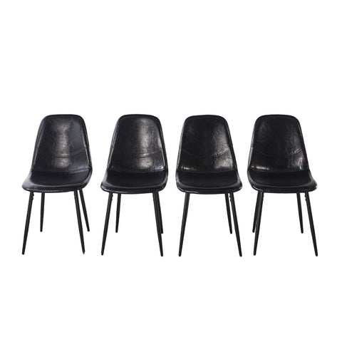 Dining Chairs (Set of 4) - Black