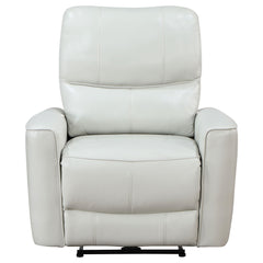 Dove Upholstered Power Recliner Chair With Smooth Power Recline And USB Charging - Gray