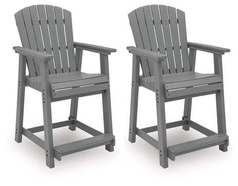 Sanctuary Beach - Barstool (Set of 2) - Dark Gray