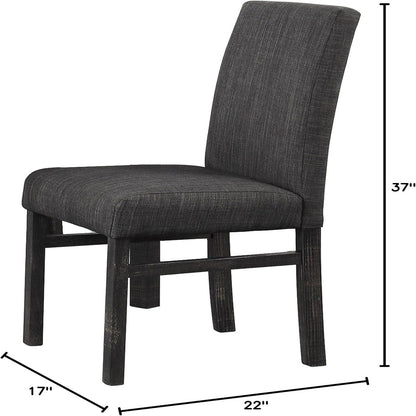 Transitional Upholstered Dining Chair For Kitchen (Set of 2)