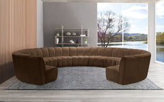Infinity - 11 Piece Velvet Modular Sectional