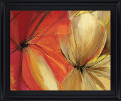 Radiant Petal Whisper - 28" x 34" Framed Wall Art