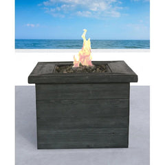 Fibre Reinforced Propane / Natural Gas Fire Pit Table - Charcoal