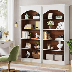 5 Tier Library Bookcase For Living Room