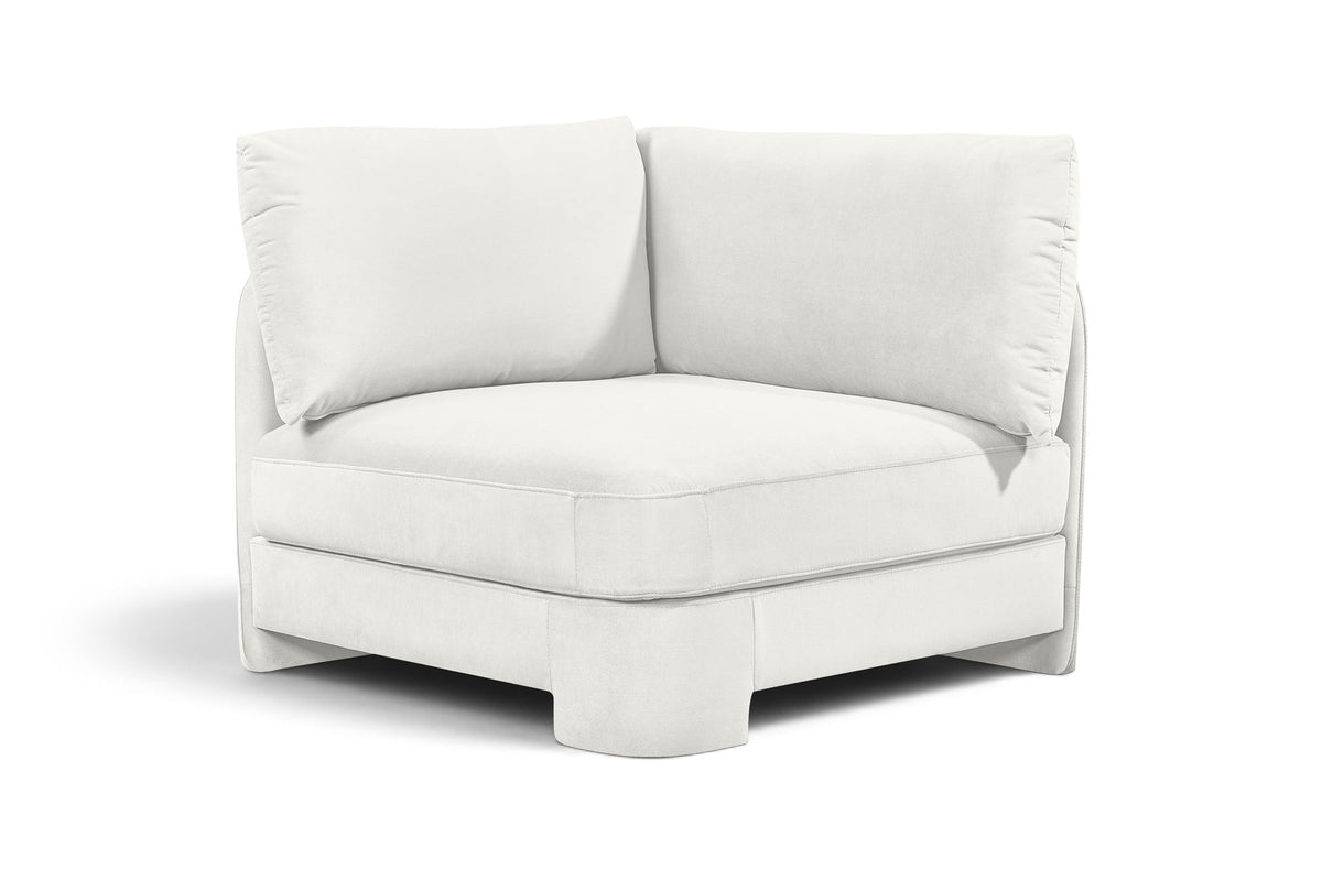 Hammond - Velvet Performance Fabric Upholstered Corner Chair