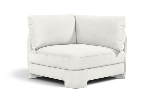 Hammond - Velvet Performance Fabric Upholstered Corner Chair