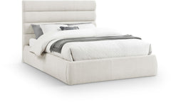 Adam - Linen Fabric Bed With 52" Headboard