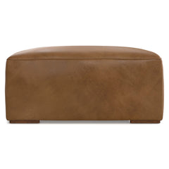 Rex - Ottoman - Caramel Brown