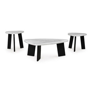 Lilyberg - Occasional Table Set (Set of 3) - Gray / Black