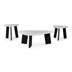 Lilyberg - Occasional Table Set (Set of 3) - Gray / Black