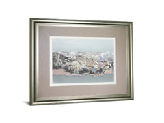 Terrain By Caroline Gold - Framed Print Wall Art - White