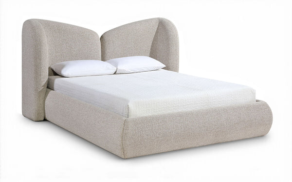 Elowen - Chenille Fabric Upholstered Bed